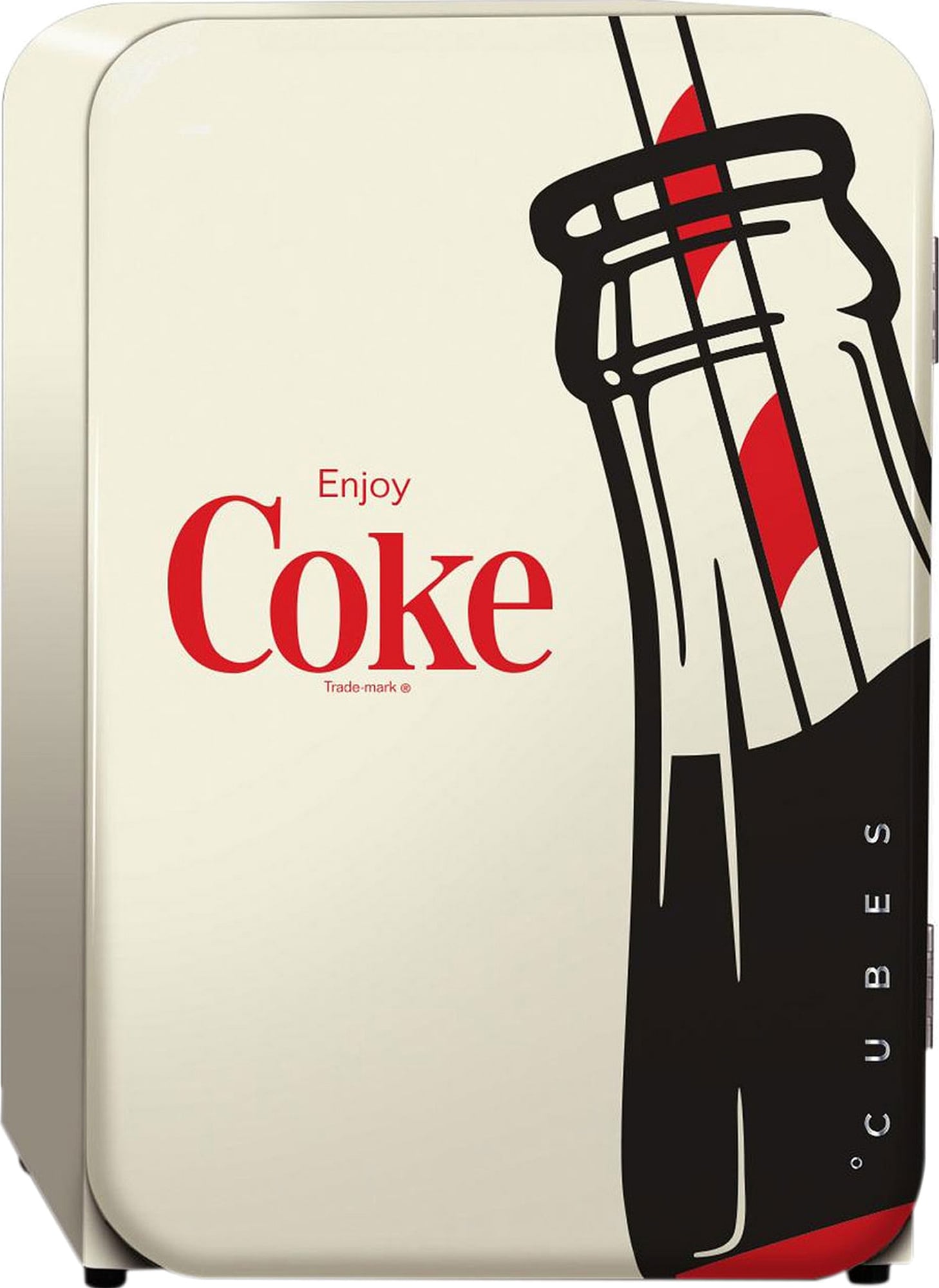 Coca-Cola Retro Cube minijääkaappi 28681 (kerma) - Gigantti verkkokauppa