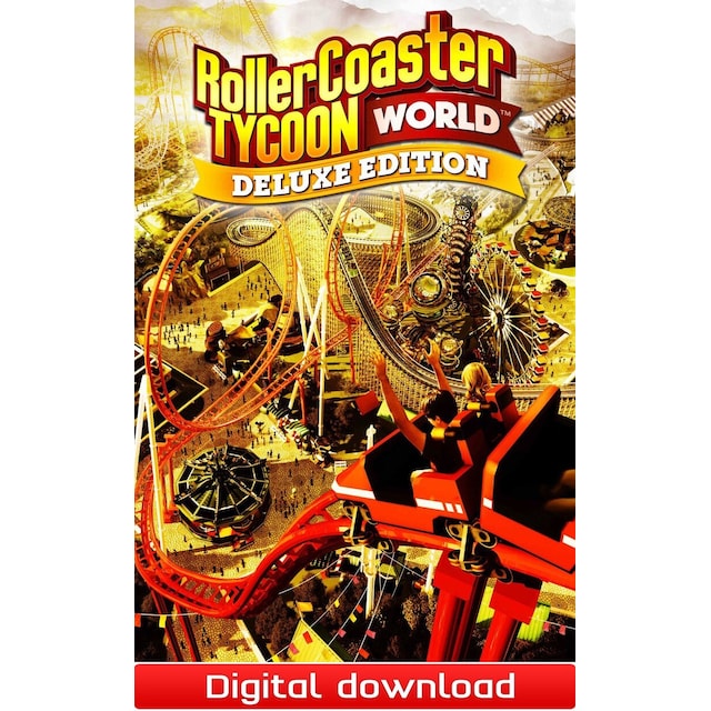RollerCoaster Tycoon World Deluxe Edition - PC Windows,Mac OSX,Linux