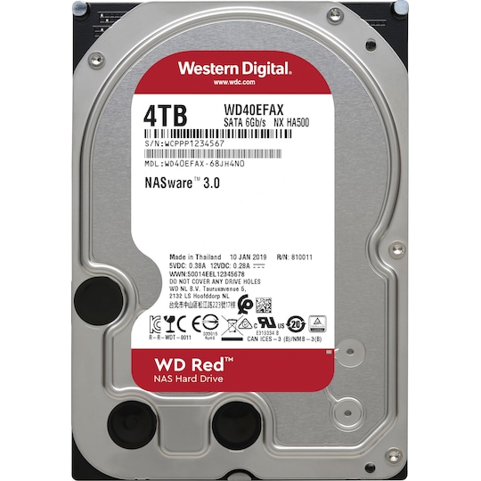WD Desktop Red 3,5" sisäinen kovalevy NAS-järjestelmille (4 TB) - Gigantti  verkkokauppa