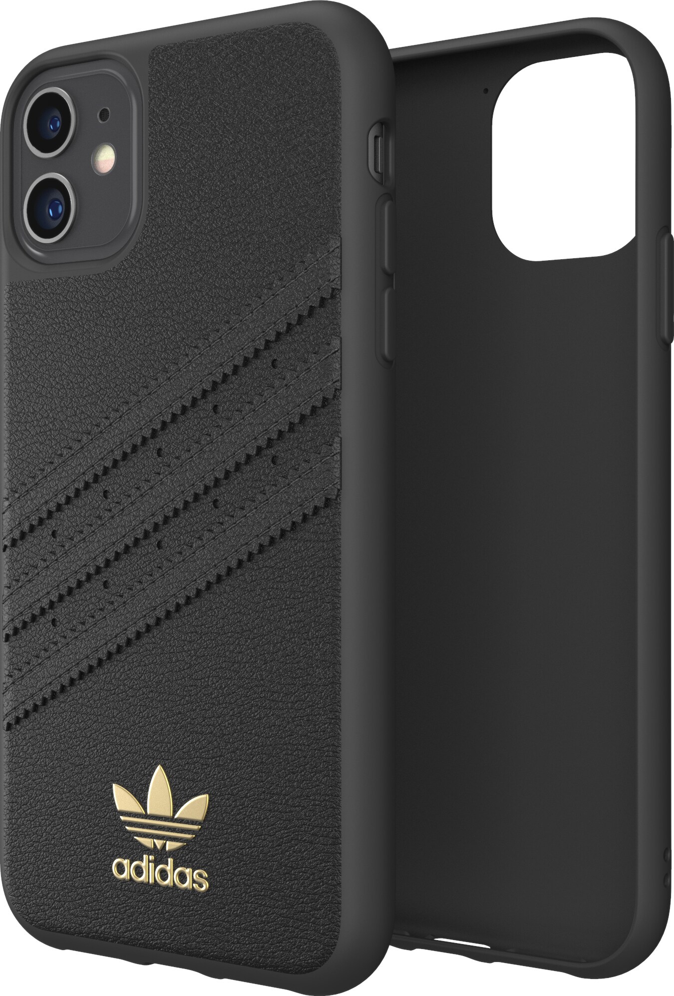 Adidas PU iPhone 11 suojakuori (musta/kulta) - Gigantti verkkokauppa