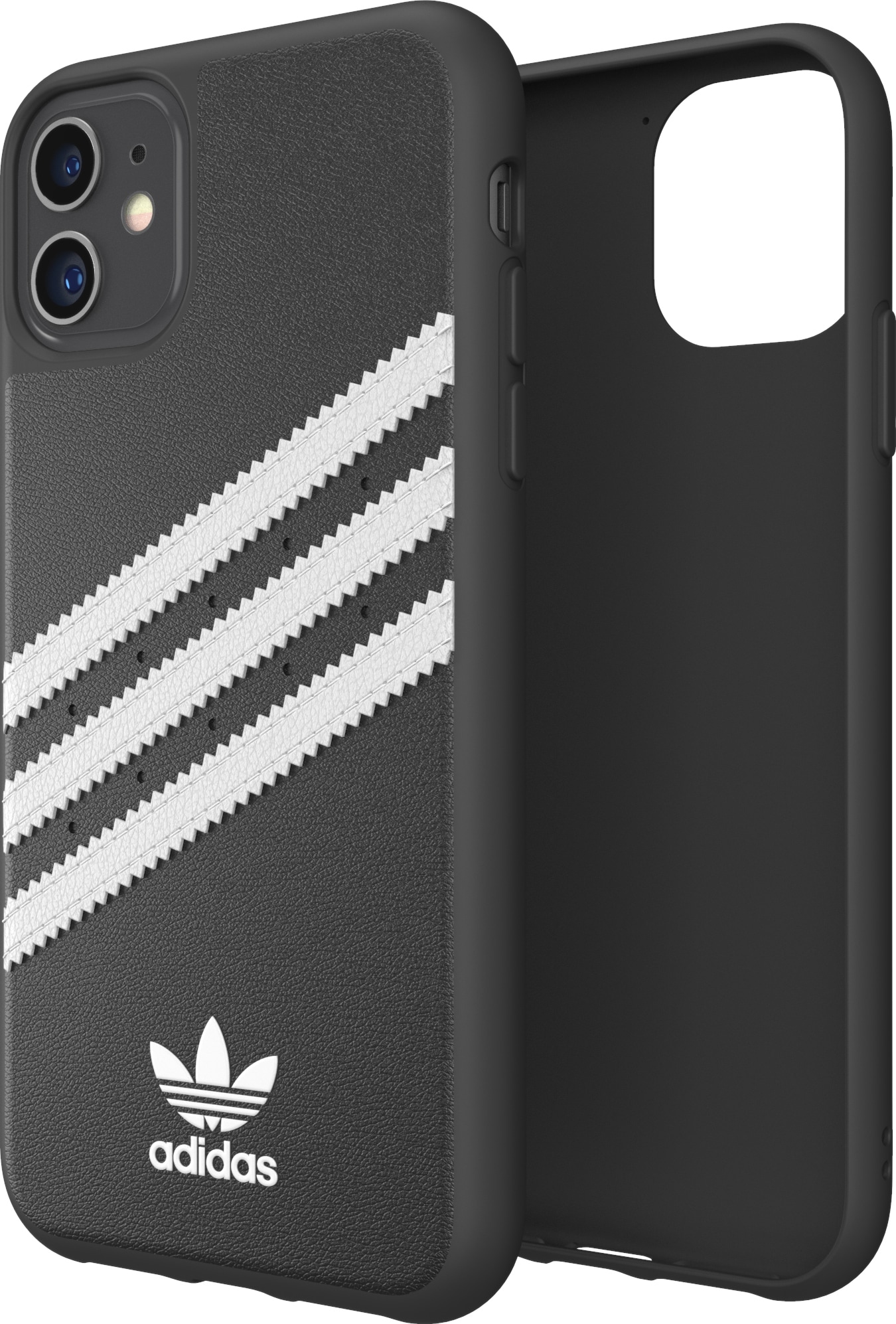 Adidas PU iPhone 11 suojakuori (musta/valkoinen) - Gigantti verkkokauppa