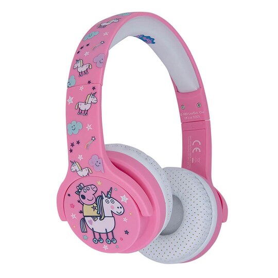 PEPPA PIG Kuulokkeet Junior Bluetooth On-Ear 85dB Langaton Pinkki Unicorn -  Gigantti verkkokauppa