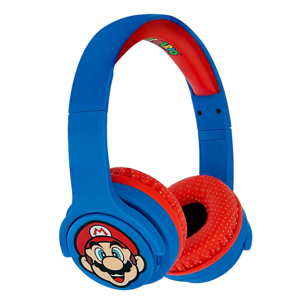 SUPER MARIO Kuulokkeet Junior Bluetooth On-Ear 85dB Langaton Sininen Mario  Icon - Gigantti verkkokauppa