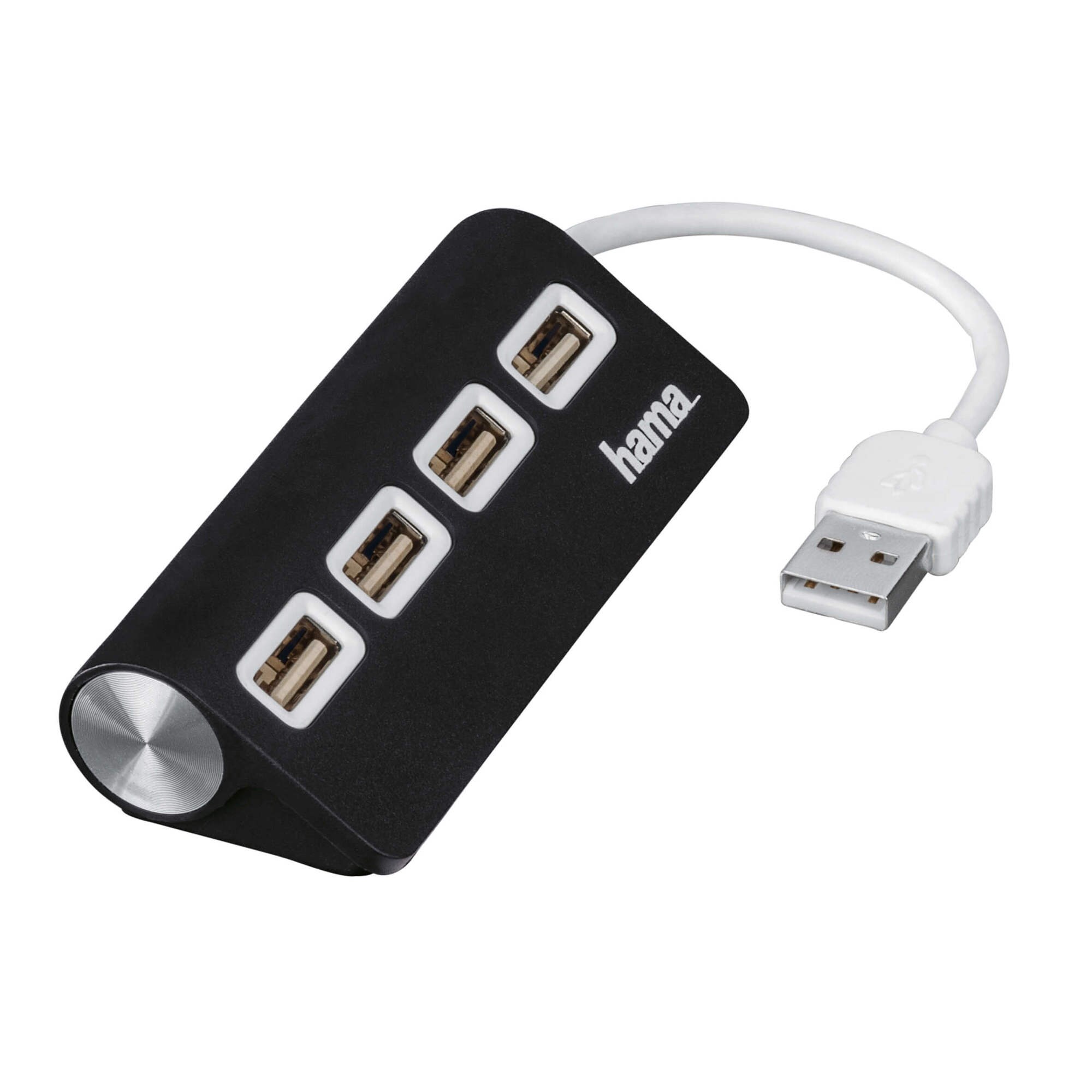 HAMA USB Hub 1:4 Musta - Gigantti verkkokauppa