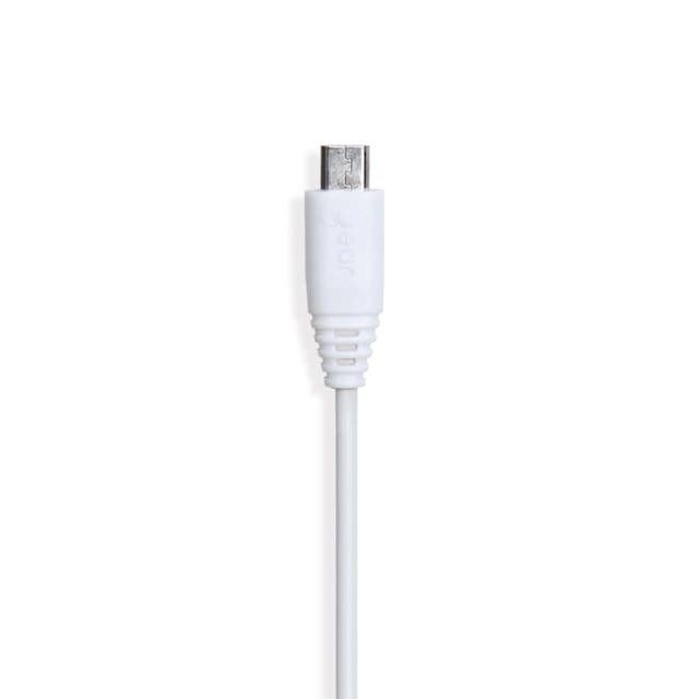 GEAR USB-Johto MicroUSB 1m Valk. Pyöreä Johto