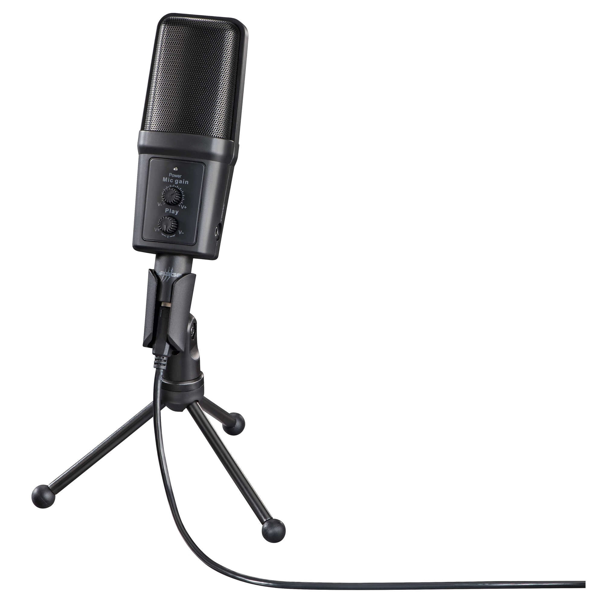URAGE Mikrofoni Revolution USB Musta - Gigantti verkkokauppa