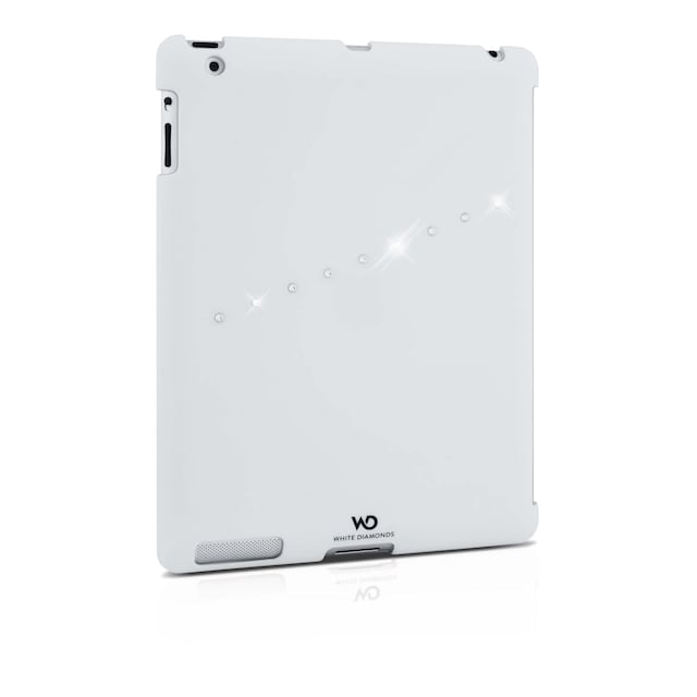 WHITE-DIAMONDS Sash Transp Cover to New iPad 3