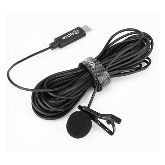 BOYA Mikrofoni BY-M3 Lavalier USB-C 6m. - Gigantti verkkokauppa