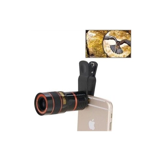 Zoom Teleobjektiivi Kameran linssi 8X - Gigantti verkkokauppa