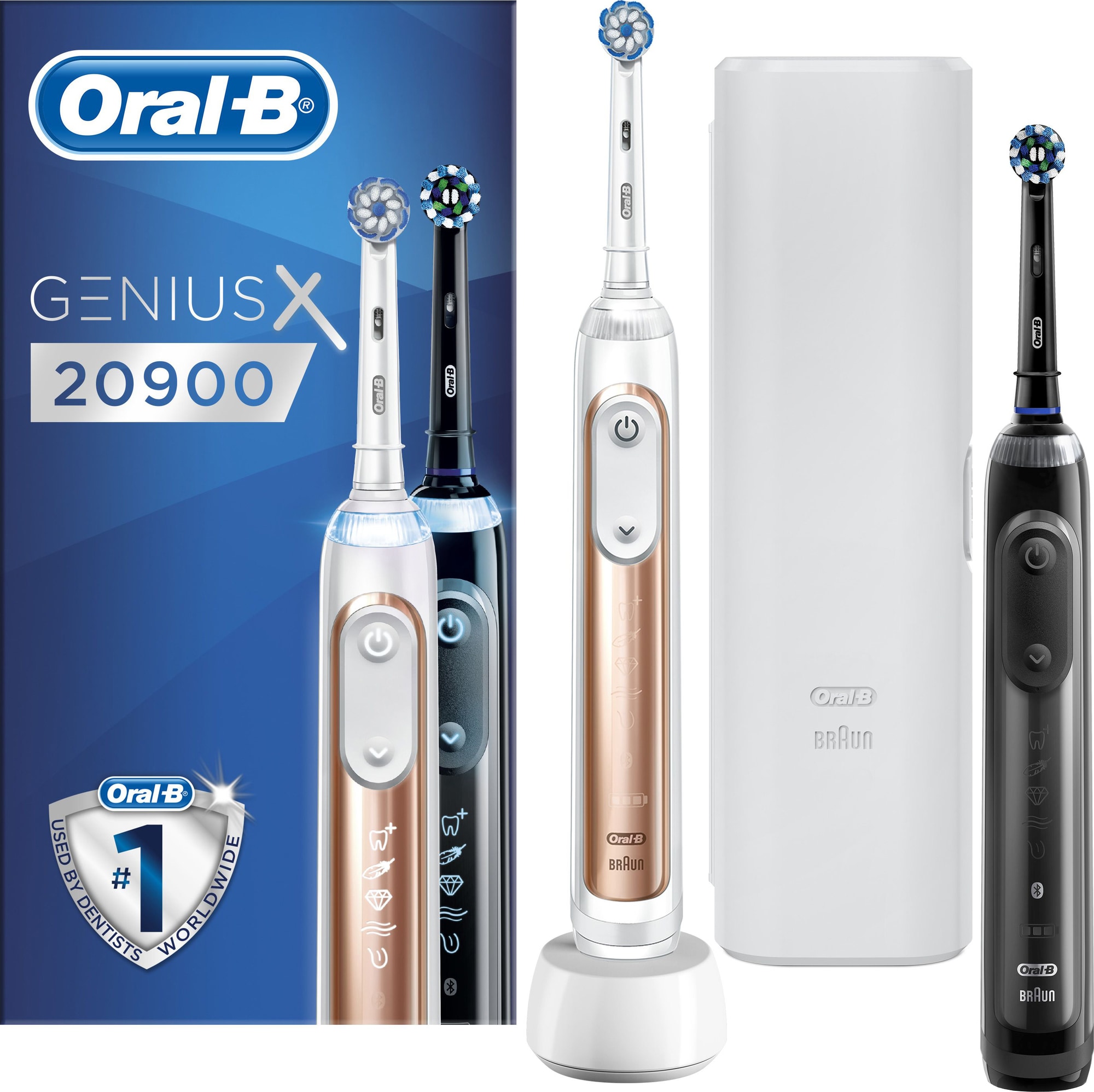 Oral-B Genius X sähköhammasharja Double Body Special Edition 20900 -  Gigantti verkkokauppa