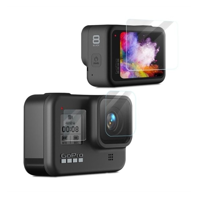 Suoja näytölle ja linssille HD GoPro HERO8 Black