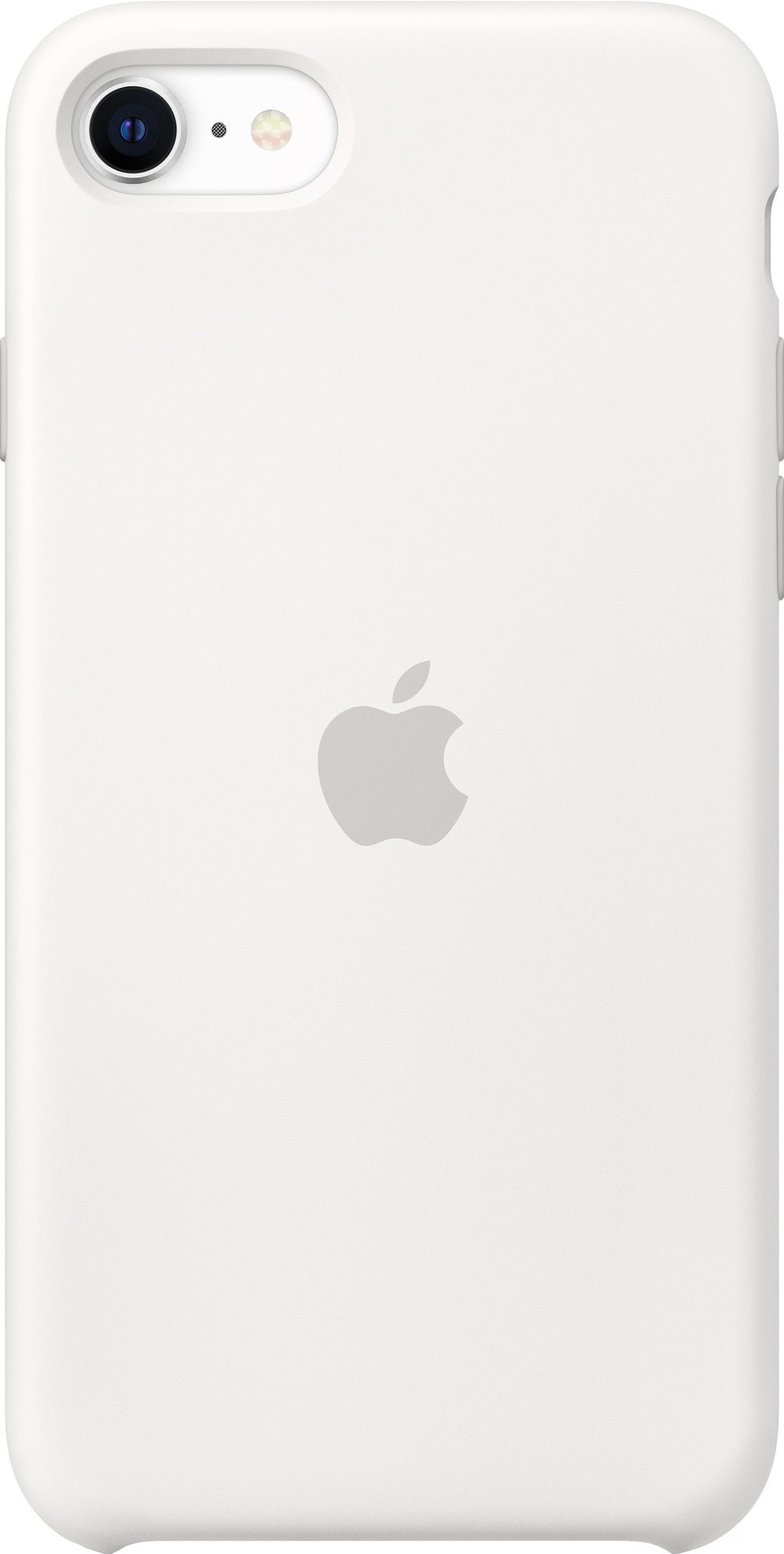 iPhone SE Gen. 2 silikoninen suojakuori (valkoinen) - Gigantti verkkokauppa