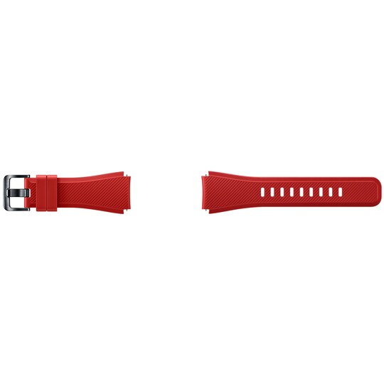 Samsung Gear S3 Active silikoniranneke (punainen) - Gigantti verkkokauppa
