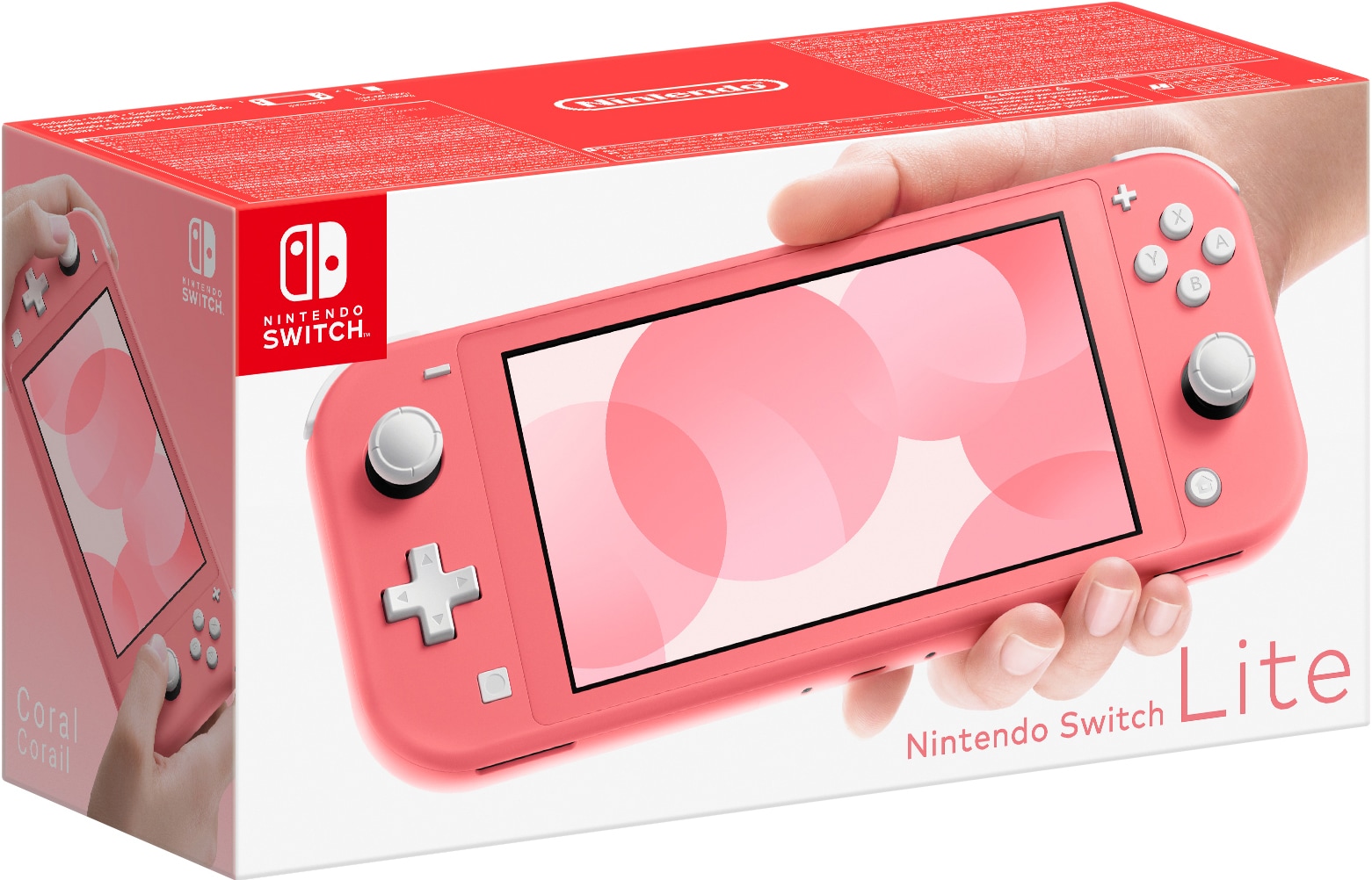 Nintendo Switch Lite pelikonsoli (koralli) - Gigantti verkkokauppa