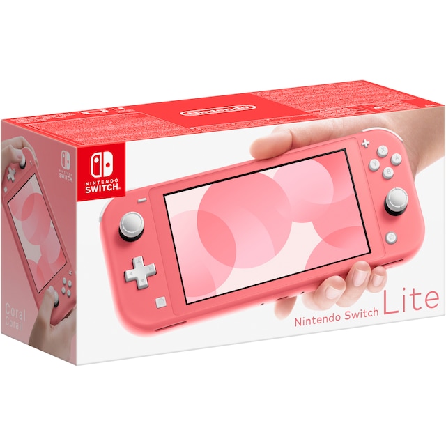 Nintendo Switch Lite pelikonsoli (koralli)