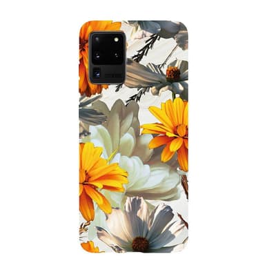 Ympäristöystävällinen painettu Samsung Galaxy S20+ Kotelo - Orange Floral