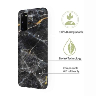 Ympäristöystävällinen painettu Samsung Galaxy S20 Kotelo - Black Marble