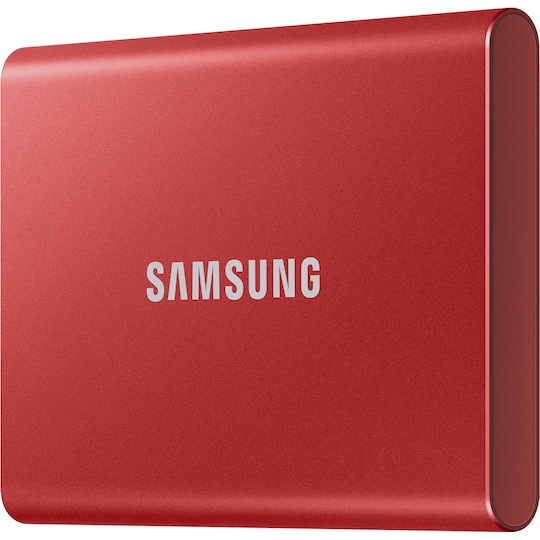 Samsung T7 ulkoinen SSD 1 TB (punainen) - Gigantti verkkokauppa