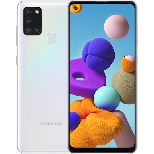 Samsung Galaxy A21s älypuhelin 3/32GB (valkoinen) - Gigantti verkkokauppa