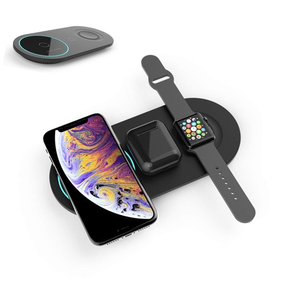 Langaton pikalaturi matkapuhelimille, Apple Watch ja Airpods musta -  Gigantti verkkokauppa