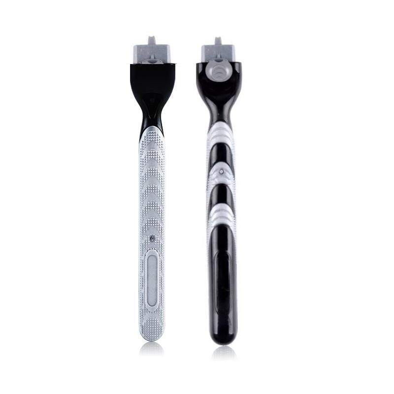 Miesten partakone - yhteensopiva Gillette Mach 3 -terän kanssa - musta /  harmaa - Gigantti verkkokauppa