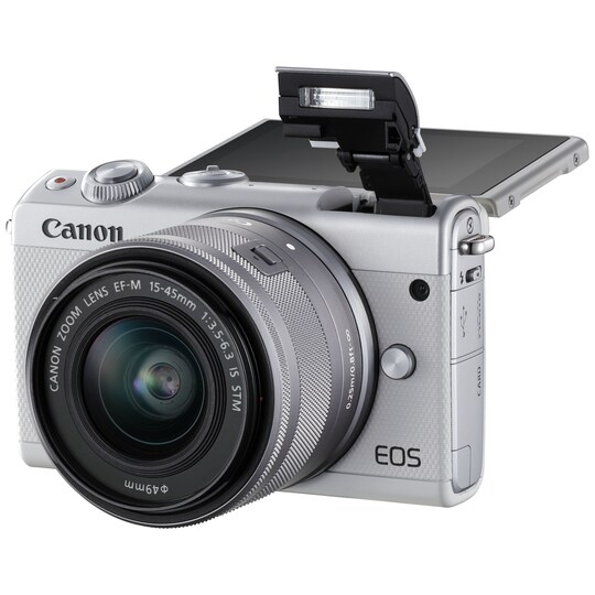 Canon EOS M100 CSC kamera + 15-45 IS STM objektv. - Gigantti verkkokauppa