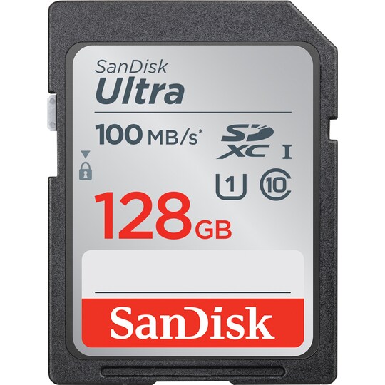 SanDisk Ultra SDHC/SDXC 128GB muistikortti - Gigantti verkkokauppa