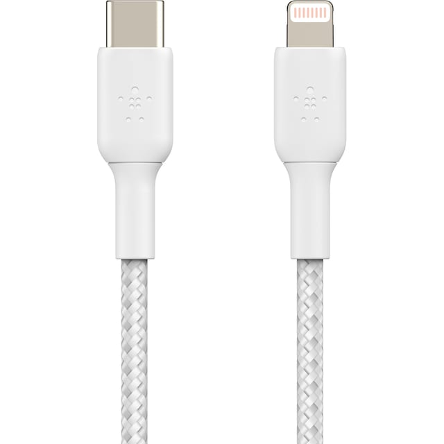Belkin BOOST↑CHARGE USB-C - Lightning kaapeli 2m (valkoinen)