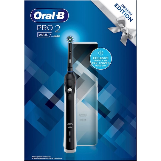 Oral-B Pro 2 2500 sähköhammasharja lahjapakkaus 319412 (musta) - Gigantti  verkkokauppa