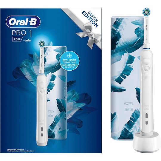 Oral-B Pro 1 750 sähköhammasharja lahjapakkaus 319399 (valkoinen) -  Gigantti verkkokauppa