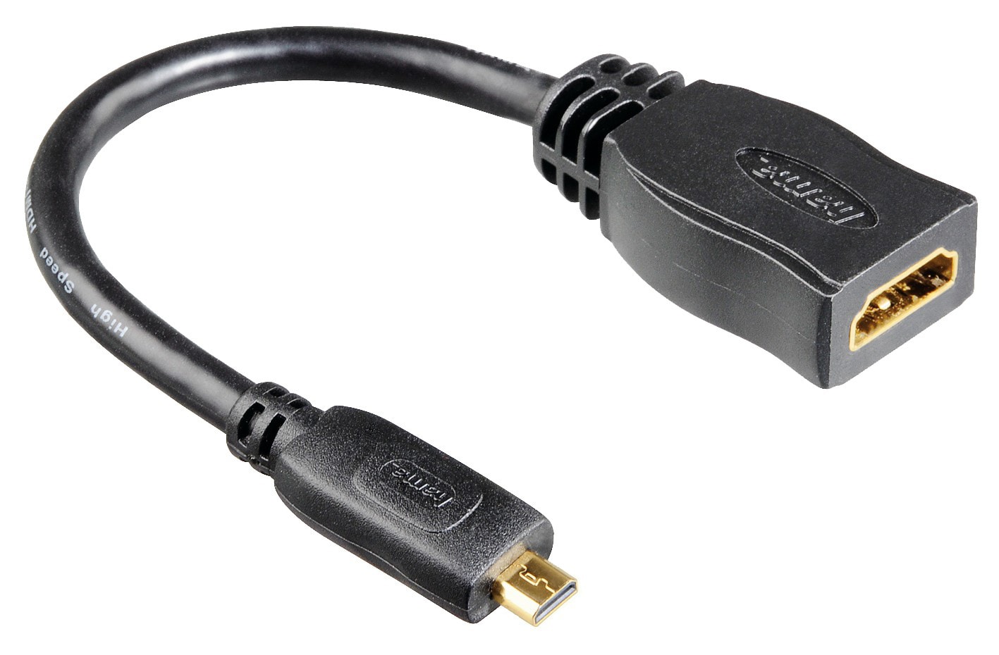Hama HDMI-kaapeliadapteri D (mikro) - A - Gigantti verkkokauppa