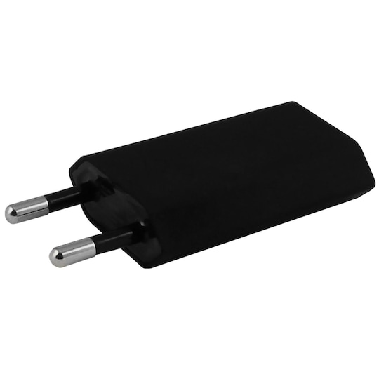 USB-laturi 230V 1A musta - Gigantti verkkokauppa