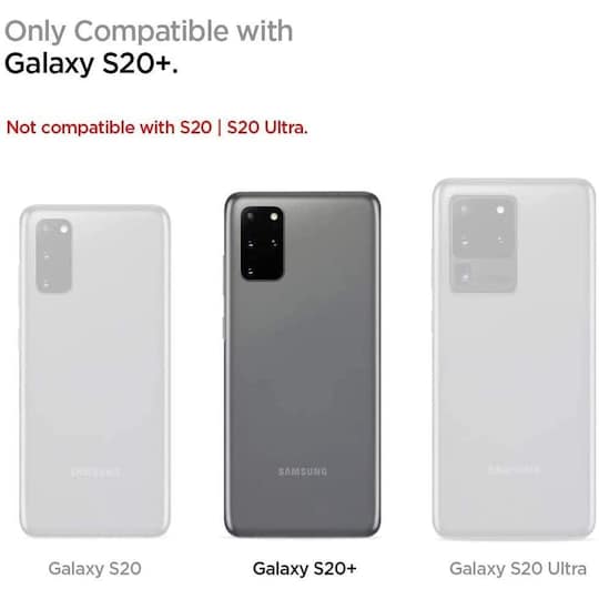Samsung Galaxy S20 Plus -akun suojus 6000mAh Musta - Gigantti verkkokauppa