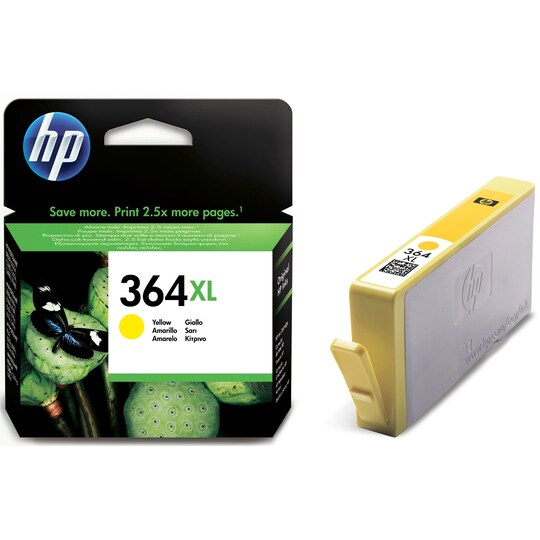 HP 364 XL mustekasetti (keltainen) - Gigantti verkkokauppa