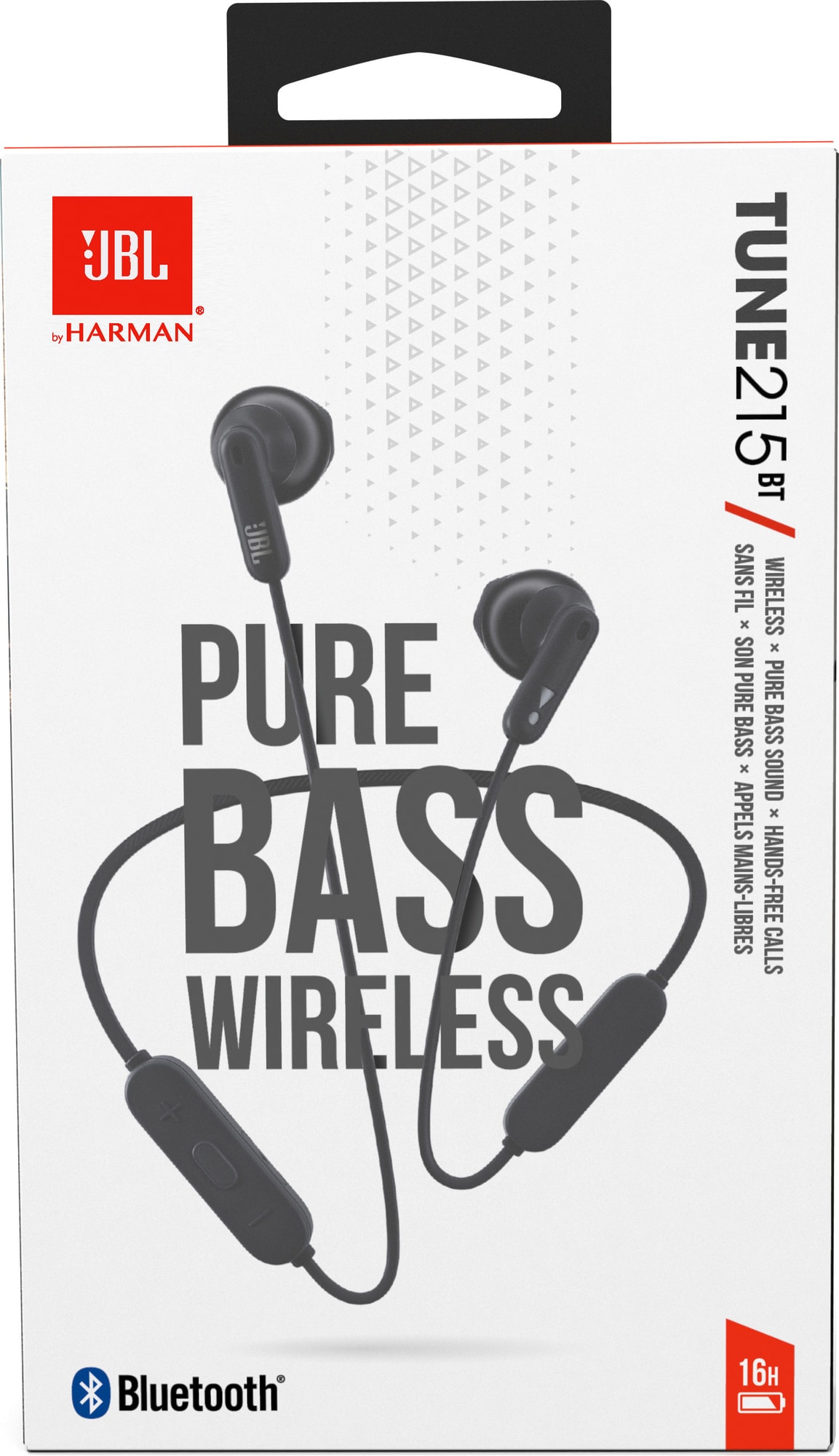 JBL Tune215TBT langattomat in-ear kuulokkeet (musta) - Gigantti verkkokauppa