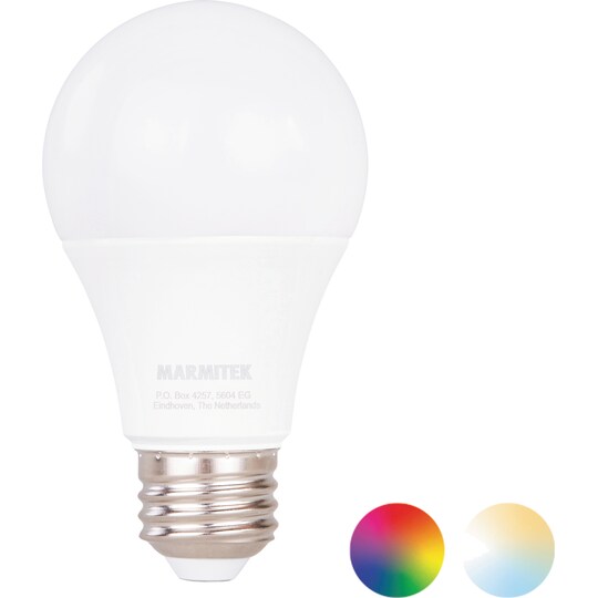 Marmitek GlowMO LED lamppu E27 RGB 8507 - Gigantti verkkokauppa