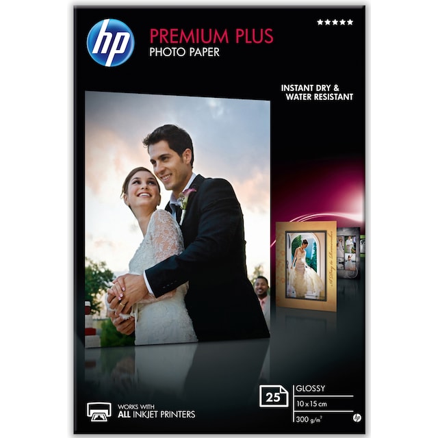 HP Premium Plus valokuvapaperi (25 kpl)