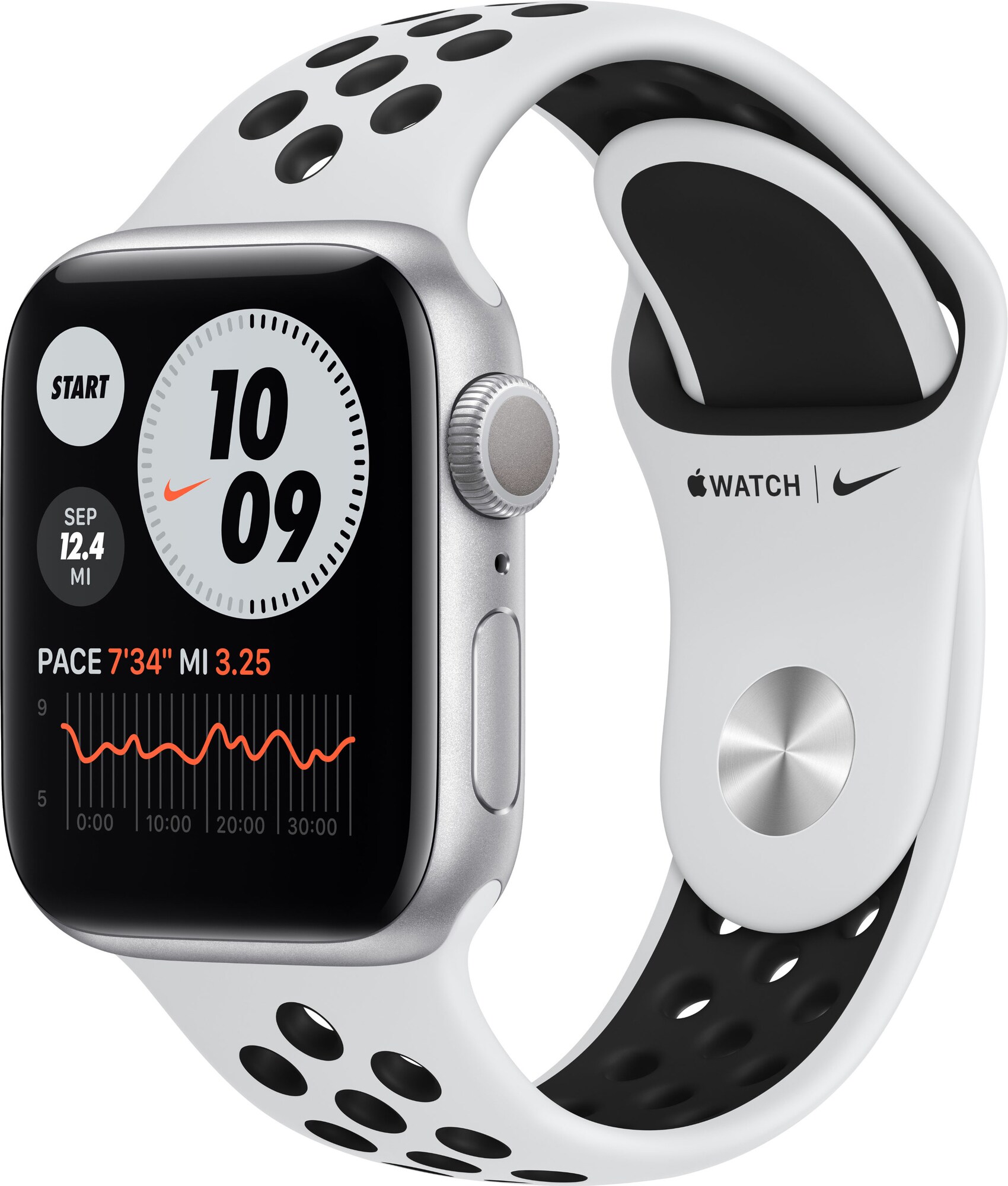 Apple Watch Nike Series 6 40mm GPS (hop. alu./Nike-ranneke) - Gigantti  verkkokauppa
