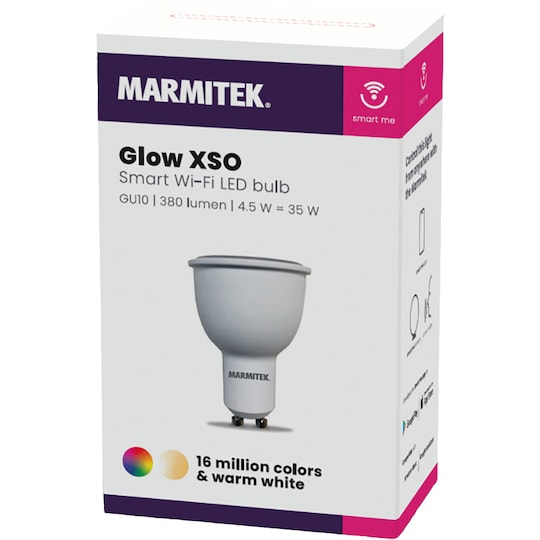 Marmitek GlowXSO LED lamppu GU10 8514 - Gigantti verkkokauppa