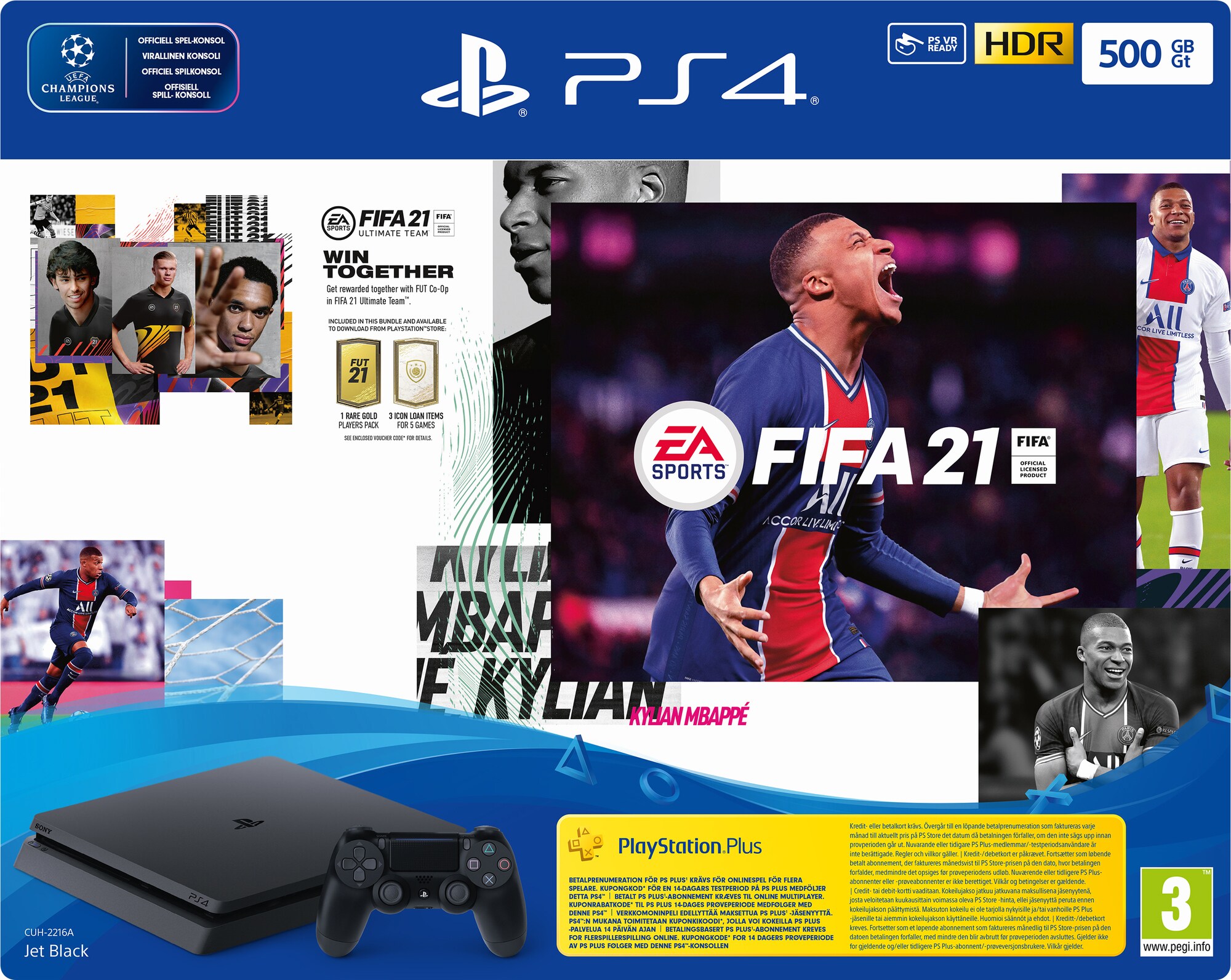 PlayStation 4 Slim 500 GB FIFA 21 pakkaus - Gigantti verkkokauppa
