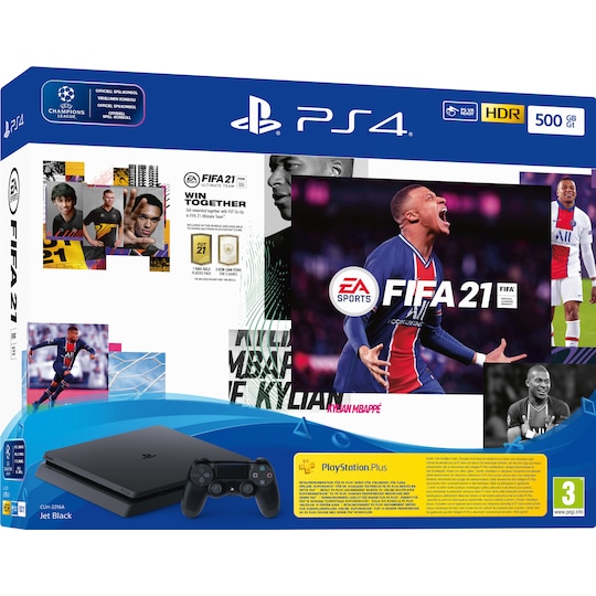 PlayStation 4 Slim 500 GB FIFA 21 pakkaus - Gigantti verkkokauppa