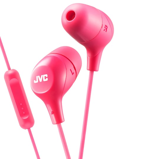 JVC Marshallow HA-FX38M in-ear kuulokkeet (pinkki) - Gigantti verkkokauppa