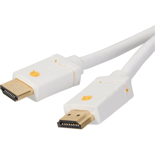 Qnect High Speed HDMI kaapeli Ethernet tuella (valkoinen/5 m) - Gigantti  verkkokauppa