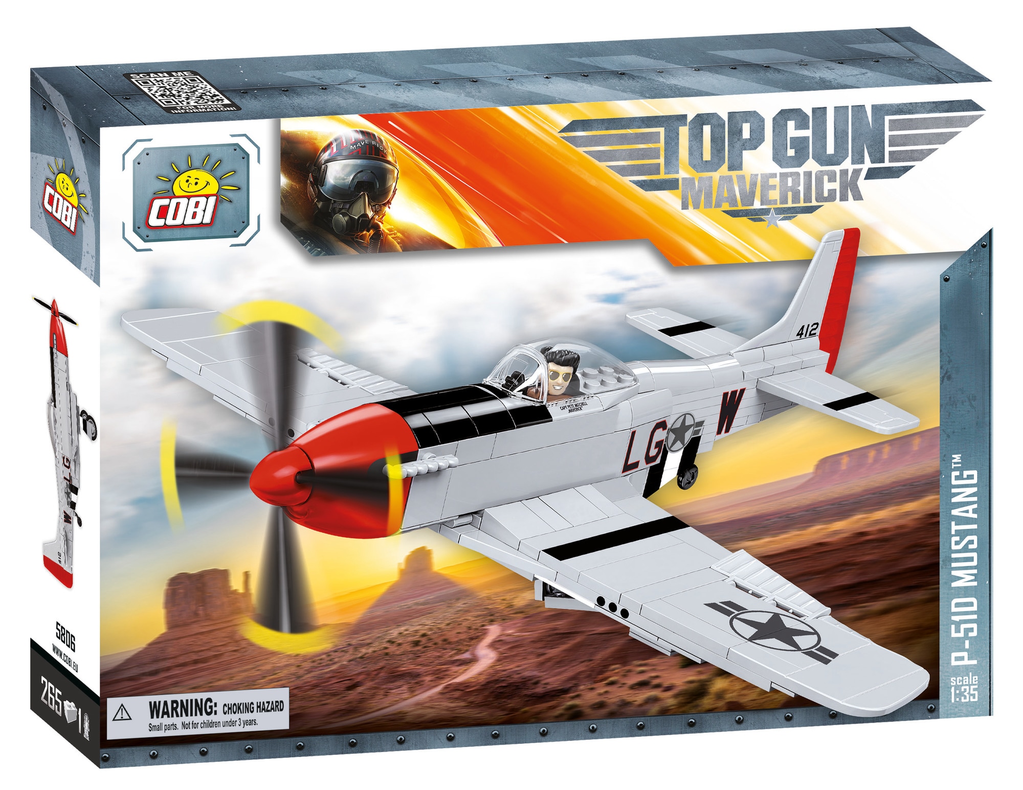TOP GUN Mustang P-51D - Gigantti verkkokauppa