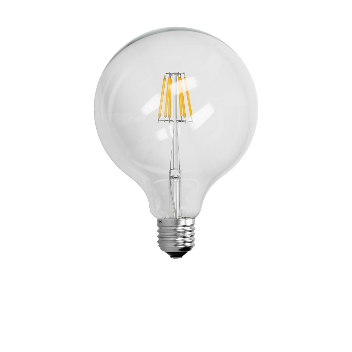 ECD Germany 12 kpl LED hehkulamppu Globe E27 8W - Lämmin valkoinen 2800K -  125 - Gigantti verkkokauppa