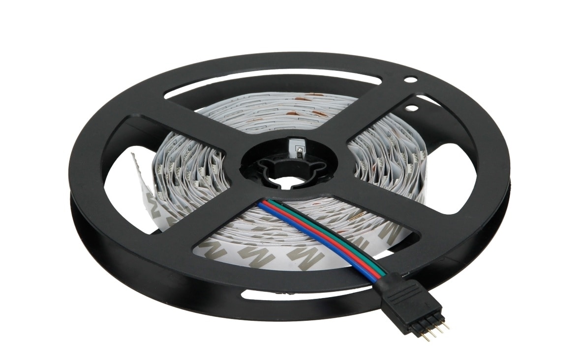 LED-nauhat 5 m RGB vedenpitävä - 30 LEDiä per metri - Gigantti verkkokauppa