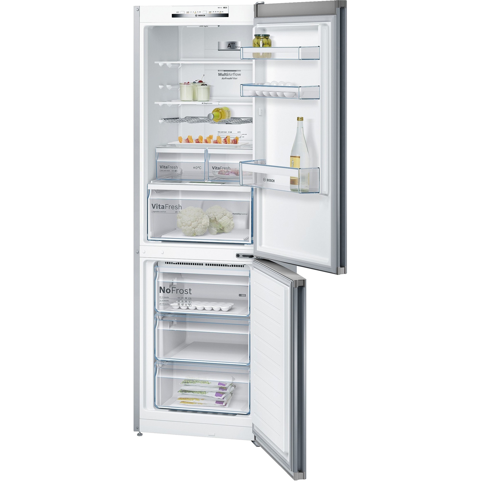 Bosch Series 4 jääkaappipakastin KGN36VI45 (teräs) - Gigantti verkkokauppa