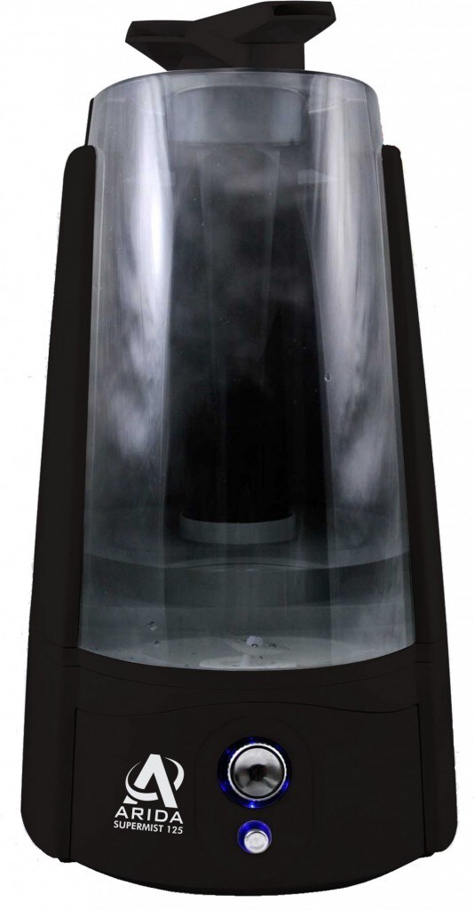 Arida Supermist 125 ultraääni ilmankostutin, musta - Gigantti verkkokauppa