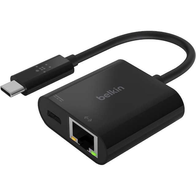 Belkin USB-C - Gigabit Ethernet adapteri (musta)