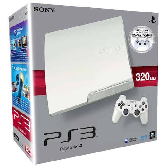 Playstation 3 320 GB Valkoinen - Gigantti verkkokauppa